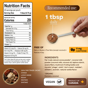 5 Mushroom Chocolate Blend