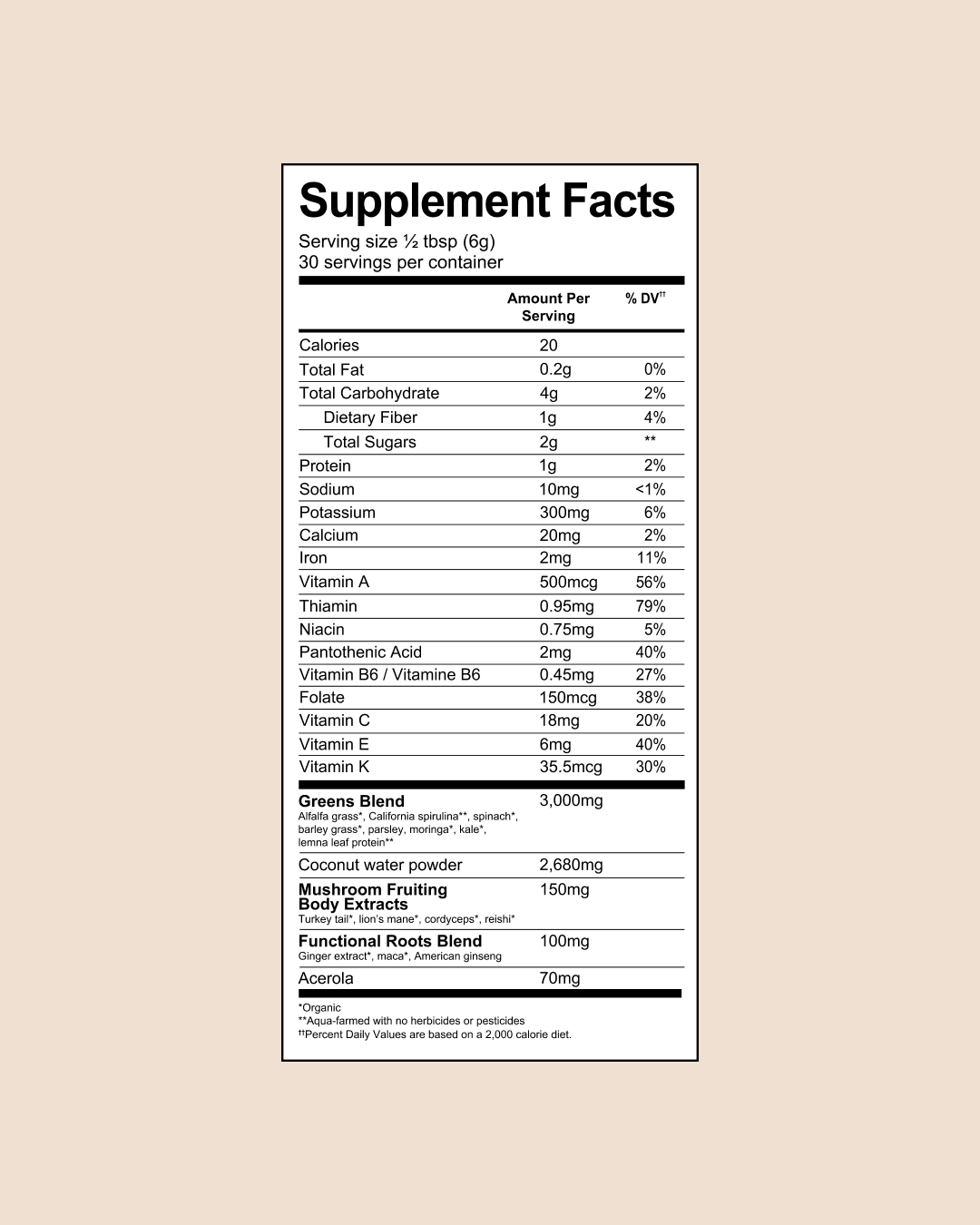Adaptogenic Greens Blend