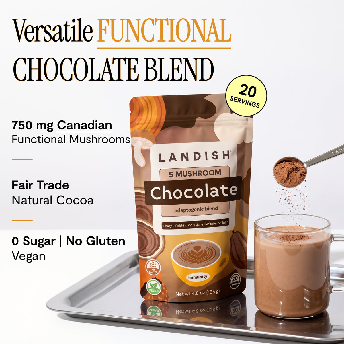 5 Mushroom Chocolate Blend