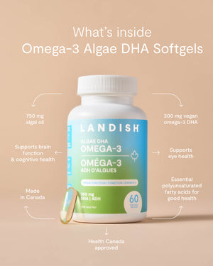 Omega-3 Algae DHA Softgels